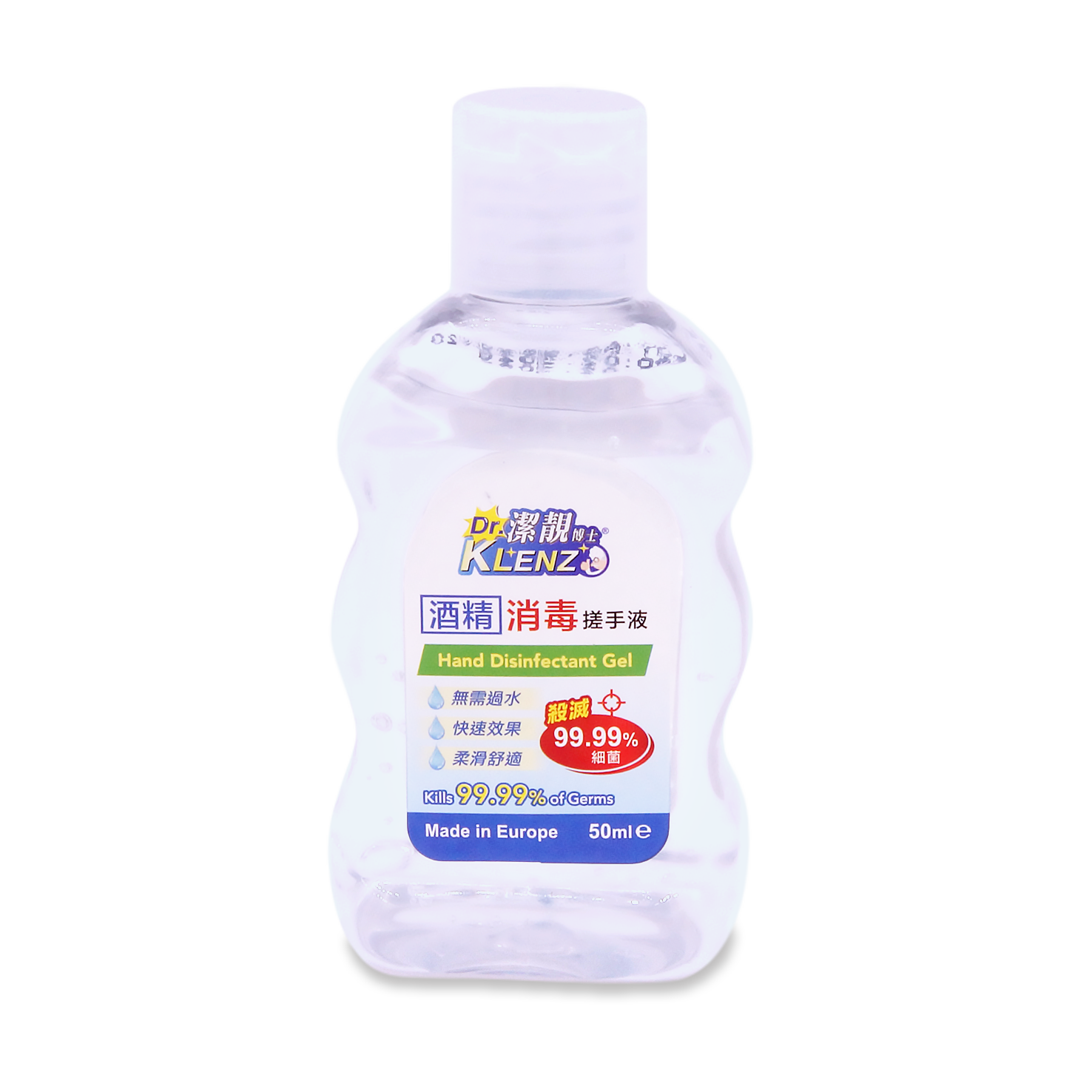 (打裝) 潔靚博士酒精消毒搓手液 50ml x 12 支 Dr. KLENZ Hand Disinfectant Gel 50ml x 12 pcs